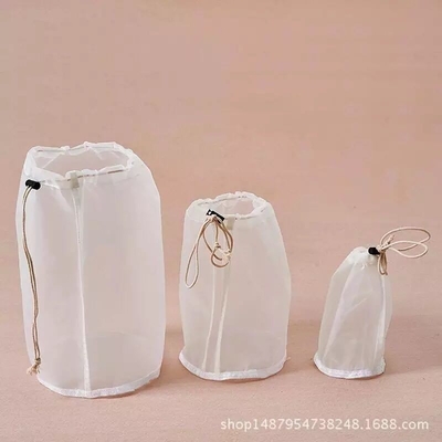 Хорошая цена. Небольшой цедильный мешок сетки нейлона Drawstring сертификат УПРАВЛЕНИЯ ПО САНИТАРНОМУ НАДЗОРУ ЗА КАЧЕСТВОМ ПИЩЕВЫХ ПРОДУКТОВ И МЕДИКАМЕНТОВ 200 микронов онлайн