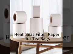 Высококачественная пищевая бумага 125 мм 18GSM для фильтров тепловых герметиков в рулонах для чайных пакетов
